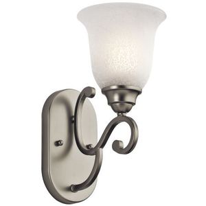 KK45421NI Camerena 1 Bulb Wall Sconce - Brushed Nickel