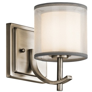 KK45449AP Tallie 1 Bulb Wall Sconce - Antique Pewter