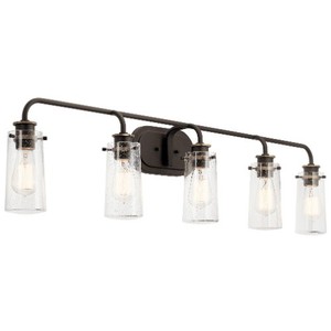 KK45461OZ Braelyn 4 or More Bulb Bathroom Lighting - Olde Bronze