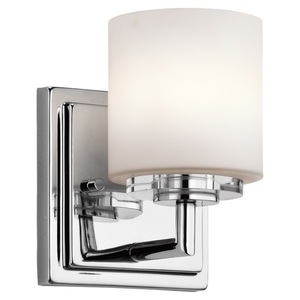 KK45500CH O Hara 1 Bulb Wall Sconce - Chrome