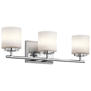 KK45502CH O Hara 3 Bulb Bathroom Lighting - Chrome