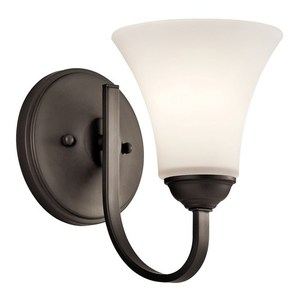 KK45504OZL18 Keiran 1 Bulb Wall Sconce - Olde Bronze