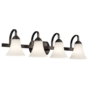 KK45514OZL18 Keiran 4 or More Bulb Bathroom Lighting - Olde Bronze