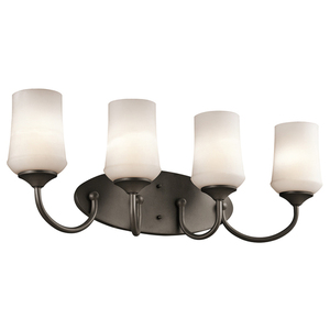 KK45571OZ Aubrey 4 or More Bulb Bathroom Lighting - Olde Bronze