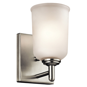 KK45572NI Shailene 1 Bulb Wall Sconce - Brushed Nickel