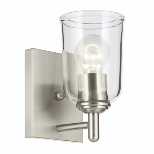 KK45572NICLR Shailene 1 Bulb Wall Sconce - Brushed Nickel