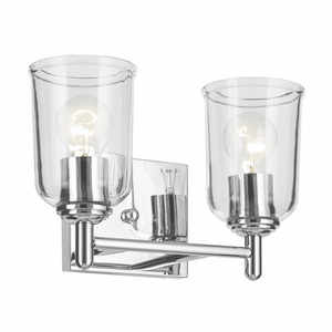 KK45573CHCLR Shailene 2 Bulb Bathroom Lighting - Chrome