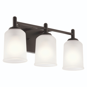 KK45574BK Shailene 3 Bulb Bathroom Lighting - Black