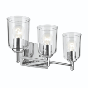 KK45574CHCLR Shailene 3 Bulb Bathroom Lighting - Chrome