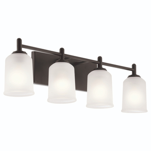 KK45575BK Shailene 4 or More Bulb Bathroom Lighting - Black