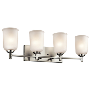 KK45575NI Shailene 4 or More Bulb Bathroom Lighting - Brushed Nickel