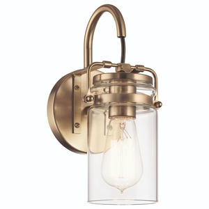 KK45576CPZ Brinley 1 Bulb Wall Sconce - Champagne Bronze