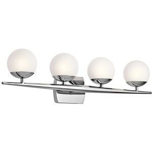 KK45583CH Jasper 4 or More Bulb Bathroom Lighting - Chrome