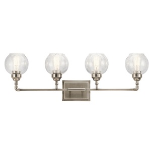 KK45593AP Niles 4 or More Bulb Bathroom Lighting - Antique Pewter