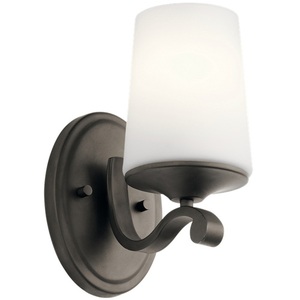 KK45595OZ Versailles 1 Bulb Wall Sconce - Olde Bronze