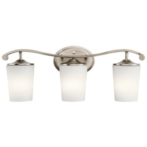 KK45597AP Versailles 3 Bulb Bathroom Lighting - Antique Pewter