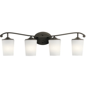 KK45598OZ Versailles 4 or More Bulb Bathroom Lighting - Olde Bronze