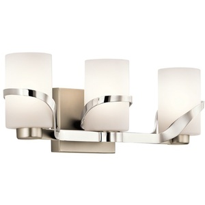 KK45629PN Stelata 3 Bulb Bathroom Lighting - Polished Nickel