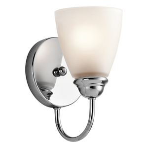 KK45637CH Jolie 1 Bulb Wall Sconce - Chrome