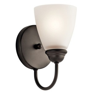 KK45637OZL18 Jolie 1 Bulb Wall Sconce - Olde Bronze