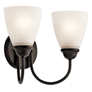 KK45638OZL18 Jolie 2 Bulb Bathroom Lighting - Olde Bronze