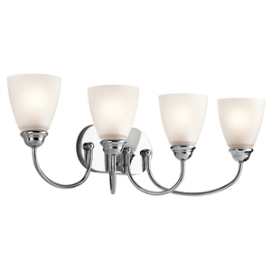 KK45640CH Jolie 4 or More Bulb Bathroom Lighting - Chrome