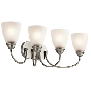 KK45640NIL16 Jolie 4 or More Bulb Bathroom Lighting - Brushed Nickel