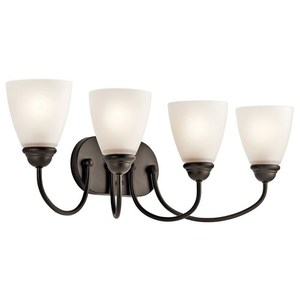 KK45640OZL18 Jolie 4 or More Bulb Bathroom Lighting - Olde Bronze