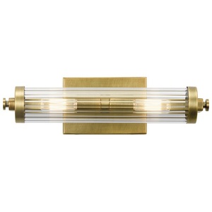 KK45648NBR Azores 1 Bulb Wall Sconce - Natural Brass