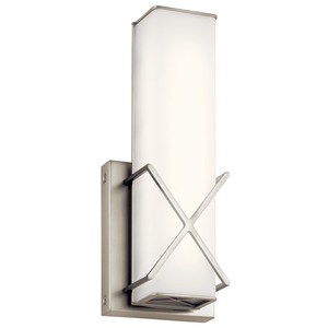 KK45656NILED Trinsic 2 Bulb Bathroom Lighting - Brushed Nickel