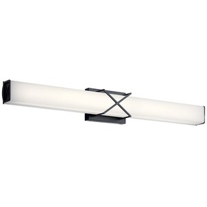 KK45658MBKLED Trinsic 4 or More Bulb Bathroom Lighting - Matte Black