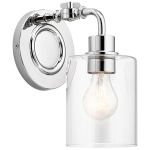 KK45664CH Gunnison 1 Bulb Wall Sconce - Chrome