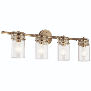 KK45690CPZ Brinley 4 or More Bulb Bathroom Lighting - Champagne Bronze