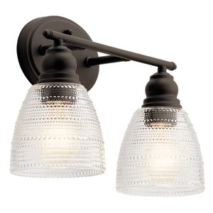 KK45696OZ Karmarie 2 Bulb Bathroom Lighting - Olde Bronze