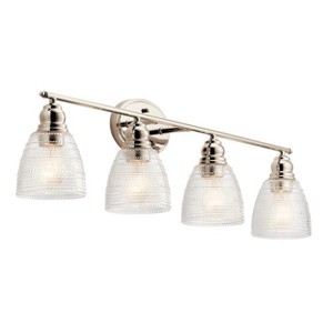 KK45698PN Karmarie 4 or More Bulb Bathroom Lighting - Polished Nickel