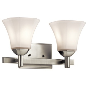 KK45732NI Serena Multi Bulb Wall Sconce - Brushed Nickel