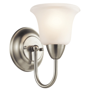 KK45881NI Nicholson 1 Bulb Wall Sconce - Brushed Nickel