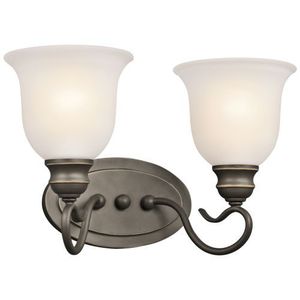 KK45902OZ Tanglewood 2 Bulb Bathroom Lighting - Olde Bronze