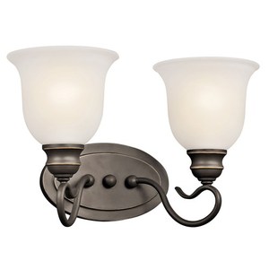 KK45902OZL18 Tanglewood 2 Bulb Bathroom Lighting - Olde Bronze