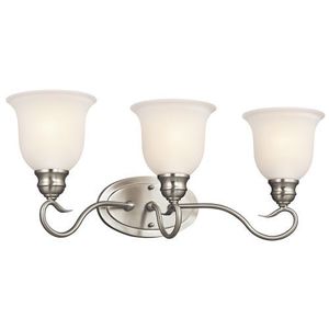 KK45903NI Tanglewood 3 Bulb Bathroom Lighting - Brushed Nickel