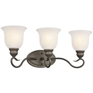 KK45903OZ Tanglewood 3 Bulb Bathroom Lighting - Olde Bronze