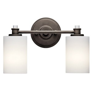 KK45922OZL18 Joelson 2 Bulb Bathroom Lighting - Olde Bronze