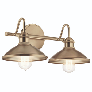 KK45944CPZ Clyde 2 Bulb Bathroom Lighting - Champagne Bronze