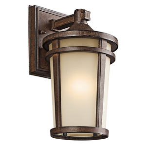 KK49071BST Atwood Entrance Outdoor Wall Light - Brown Stone