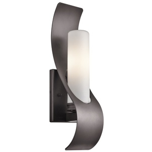 KK49149AZ Zolder Entrance Outdoor Wall Light - Architectural Bronze