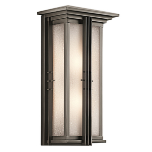 KK49160OZ Portman Square Entrance Outdoor Wall Light - Olde Bronze