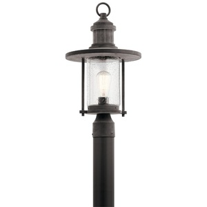 KK49195WZC Riverwood Post Light Post Lights - Weathered Zinc