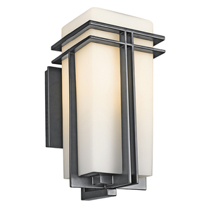 KK49201BK Tremillo Entrance Outdoor Wall Light - Black