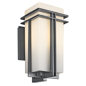 KK49202BK Tremillo Entrance Outdoor Wall Light - Black