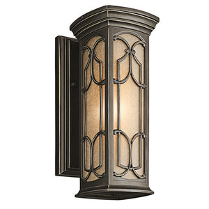 KK49226OZ Franceasi Entrance Outdoor Wall Light - Olde Bronze